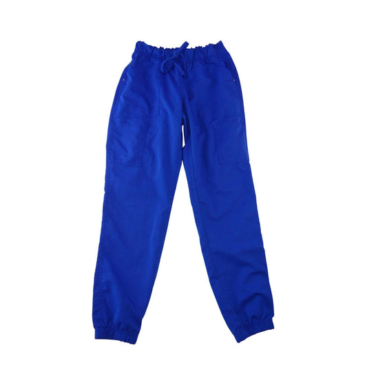 Scrubstar Women Royal Blue Jogger Scrub Pants Small S/CH Drawstring Stretch
