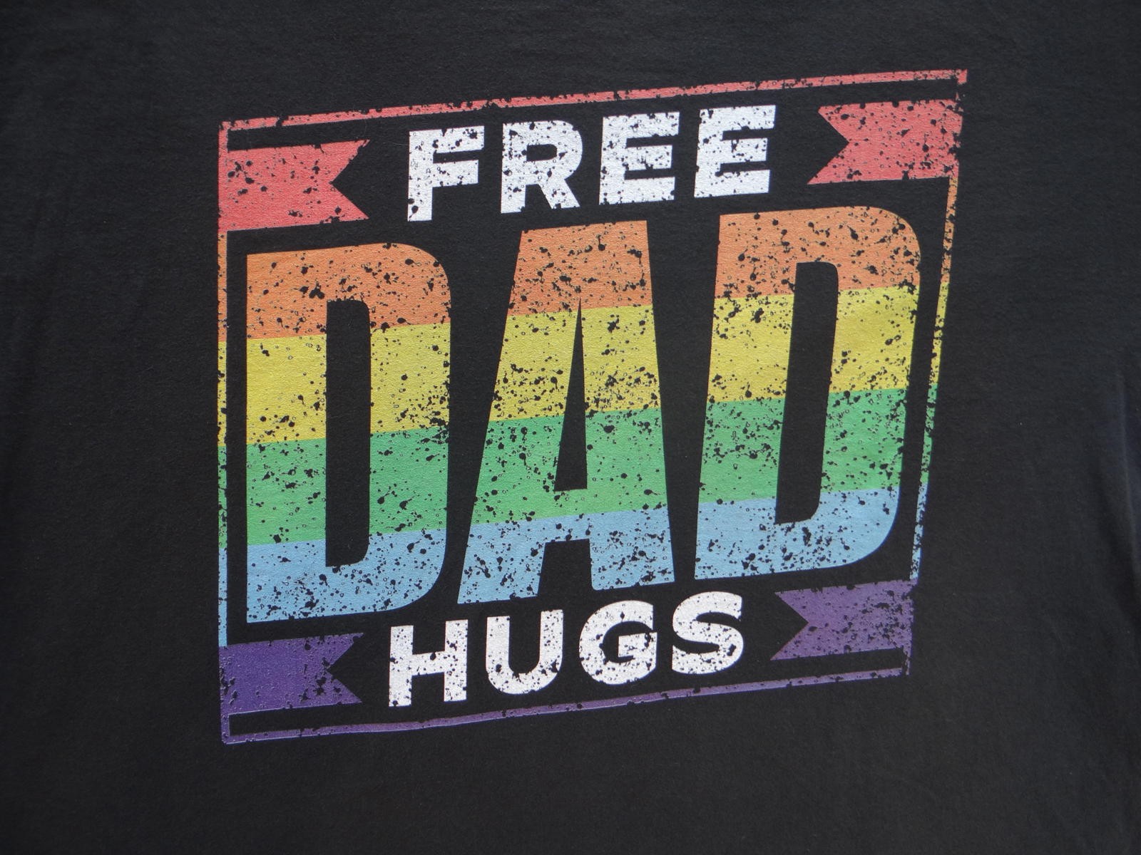 Free Dad Hugs Graphic T-Shirt