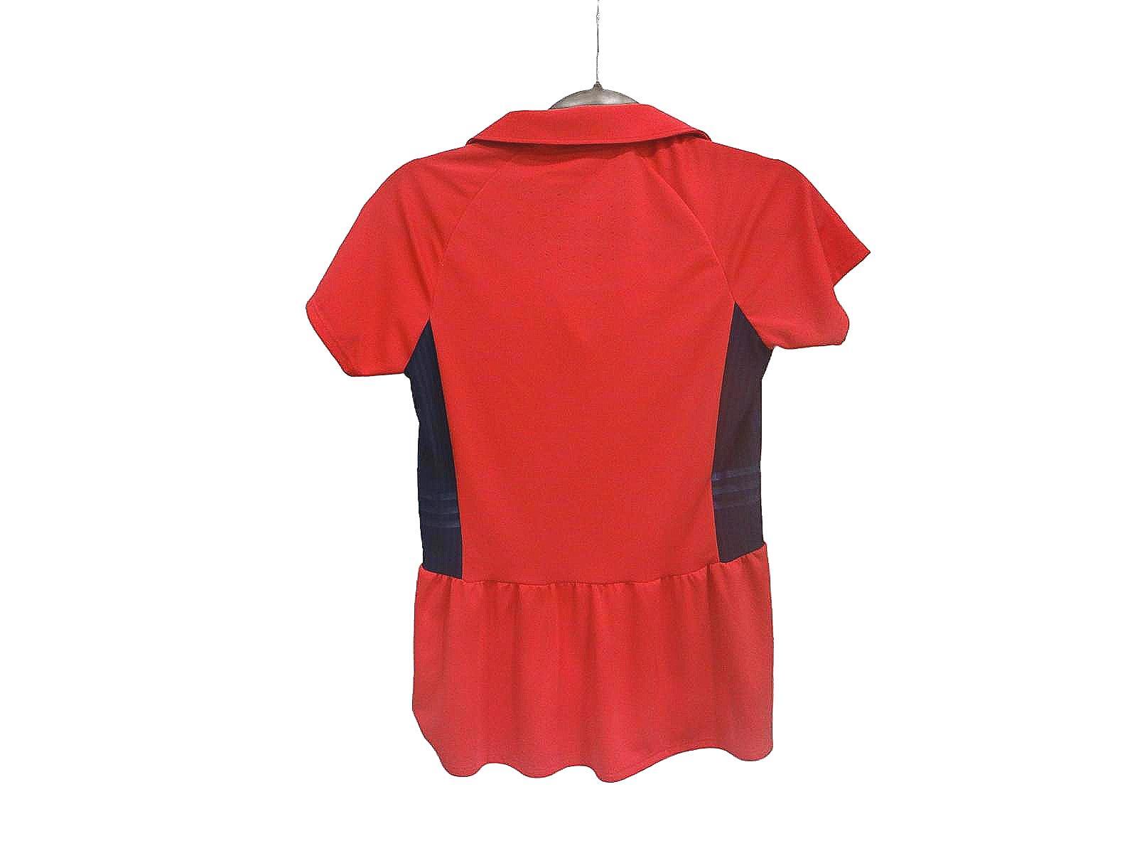 Adidas Climachill Women's Polo Shirt - Dark Pink/Navy XS