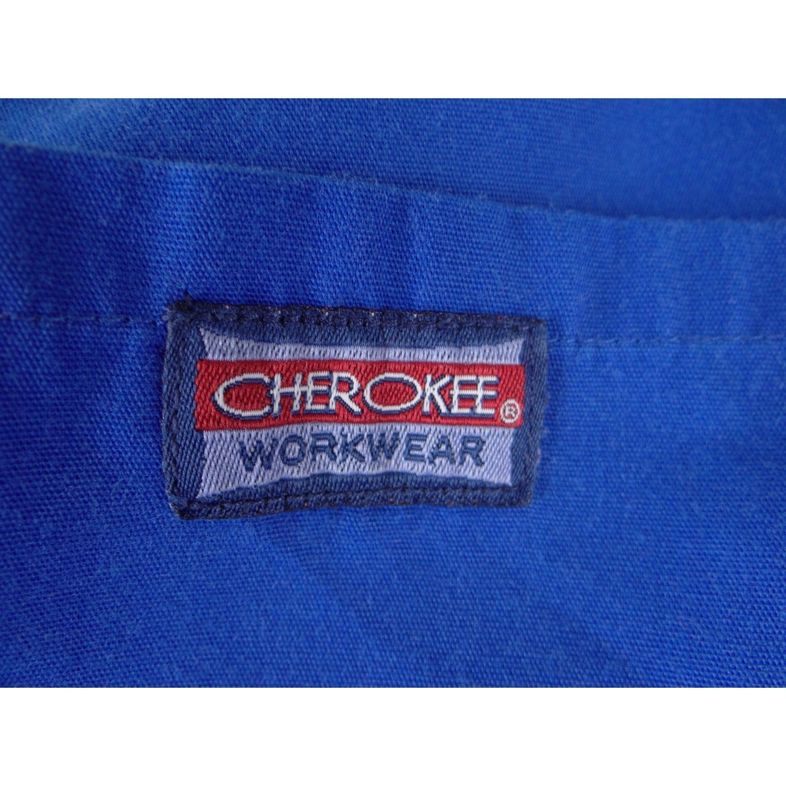Cherokee Workwear Royal Blue Scrub Pants Women XS Drawstring Cargo Pocket