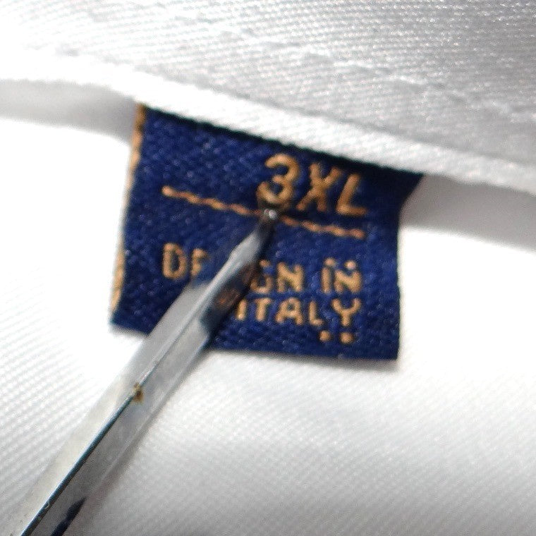 FLEX Mens Luxury Collection White Dress Shirt 3XL Made in Italy