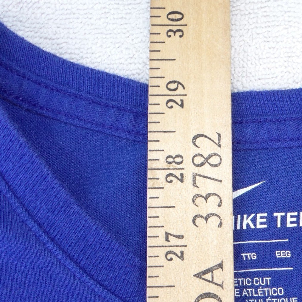 Nike Chicago Cubs Wrigley Field Dri-FIT Graphic T-Shirt Blue Mens XXL