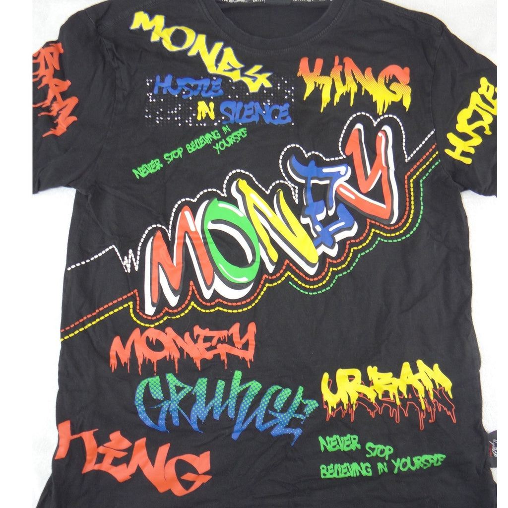 Switch Remarkable Mens XXL Black Graffiti Graphic T-Shirt Streetwear Urban