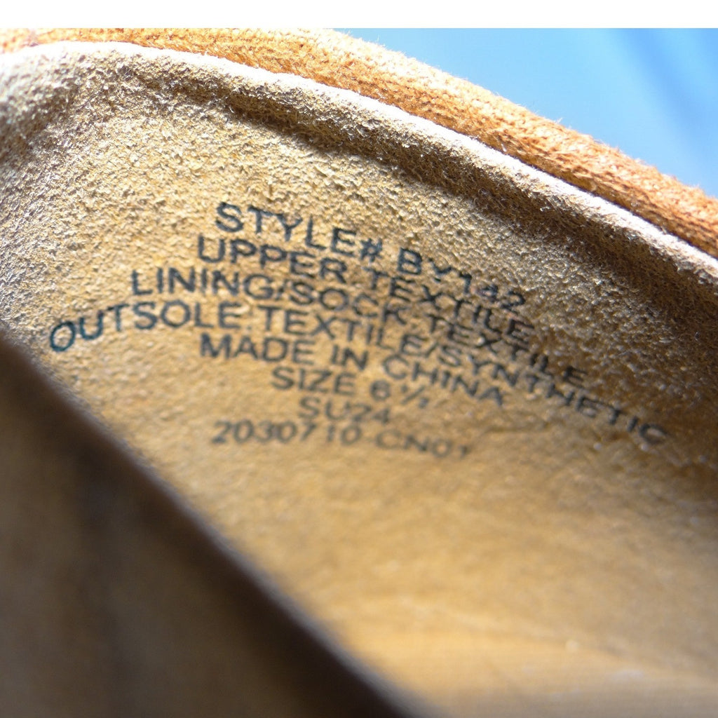 J. Crew Womens Tan Faux Suede Espadrille Wedge Pumps Camel Size 6.5