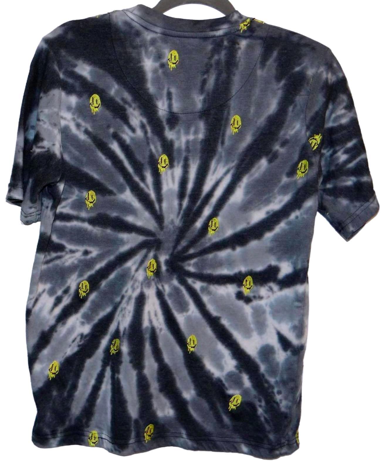Eighty Eight Brand Tie-Dye Melting Smilies T-Shirt - Small