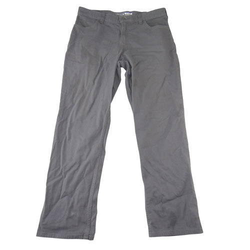 Carhartt Mens Relaxed Fit Canvas Work Pants Gray 36x34 Utility Pocket