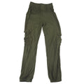 Double Auspicious Olive Green Cargo Joggers Elastic Waist Pants Mens S/M