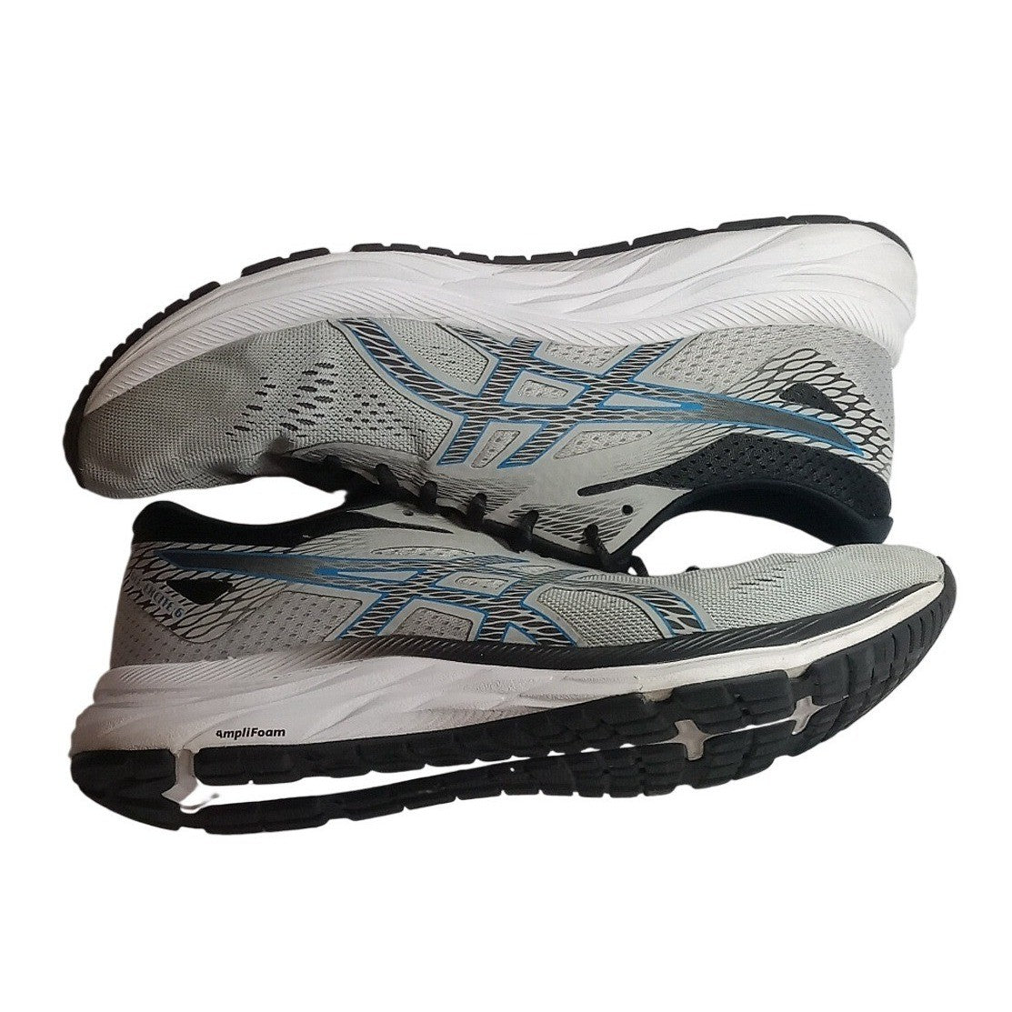 ASICS Gel Excite 6 Running Shoes Men's Size 9.5 Gray Blue Athletic Sneakers