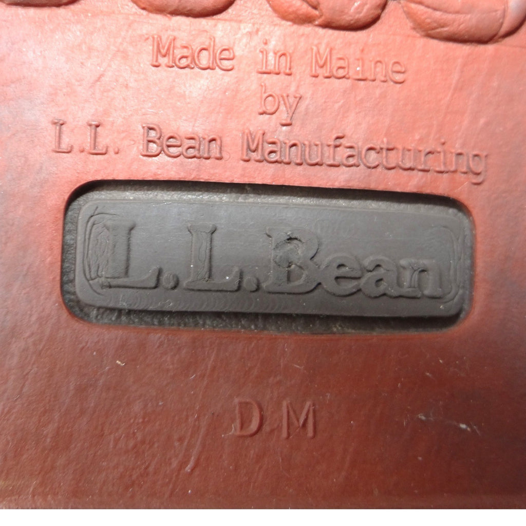LL Bean Boots 6 Inch Bison Leather Duck Boots Brown Women's 9.5 in Made in Maine
