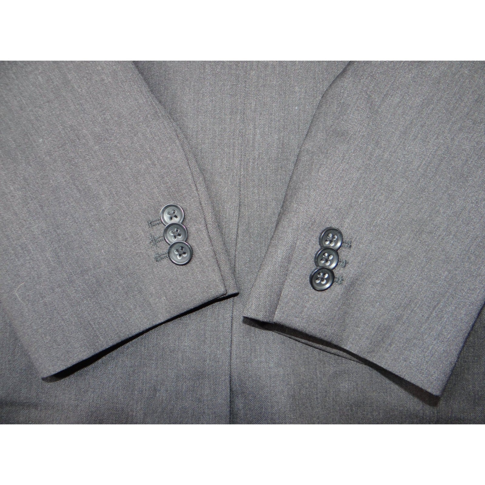 Banana Republic Modern Fit 42L Charcoal Grey Wool Blend Suit Jacket Blazer