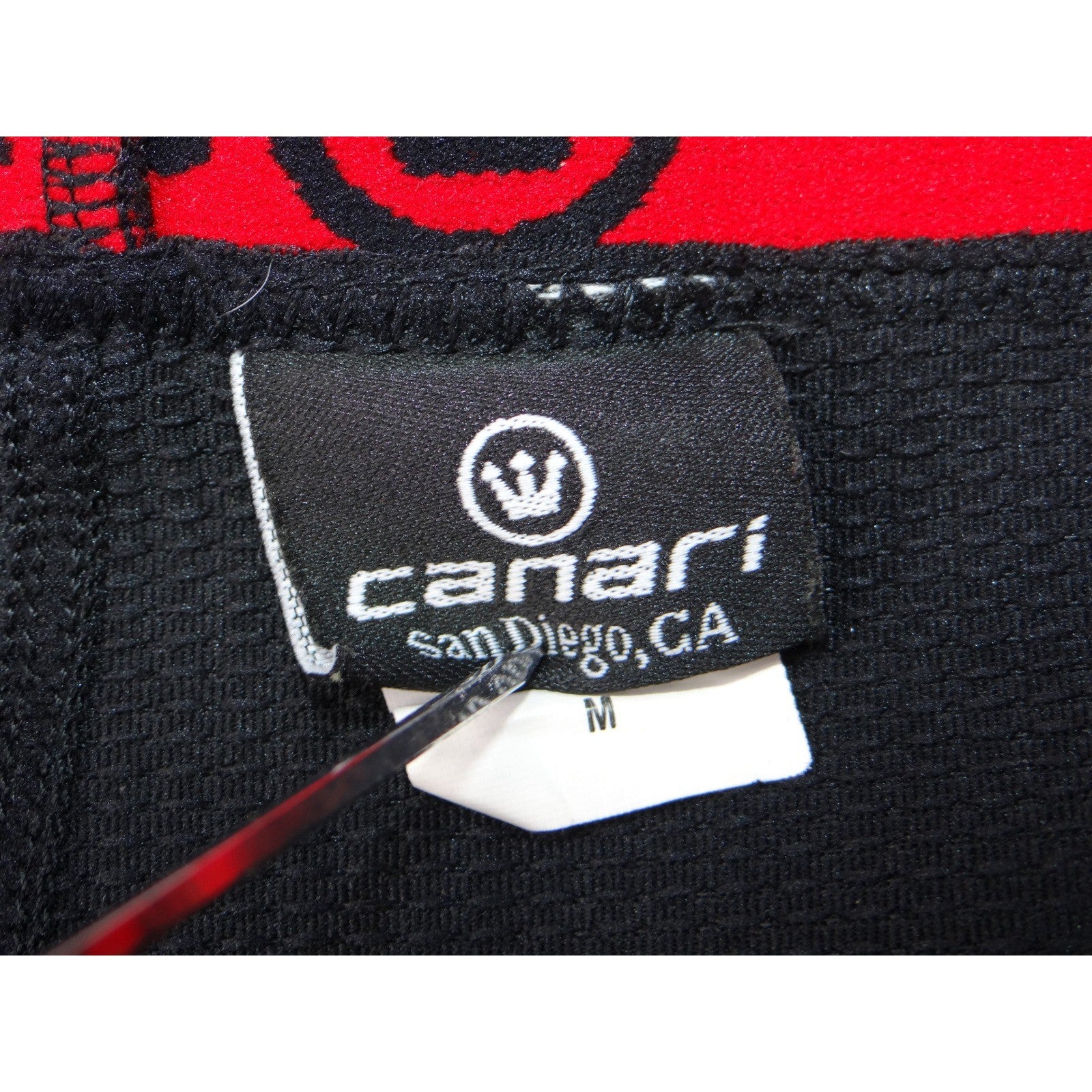 Canari Mens Black Padded Cycling Shorts Size Medium