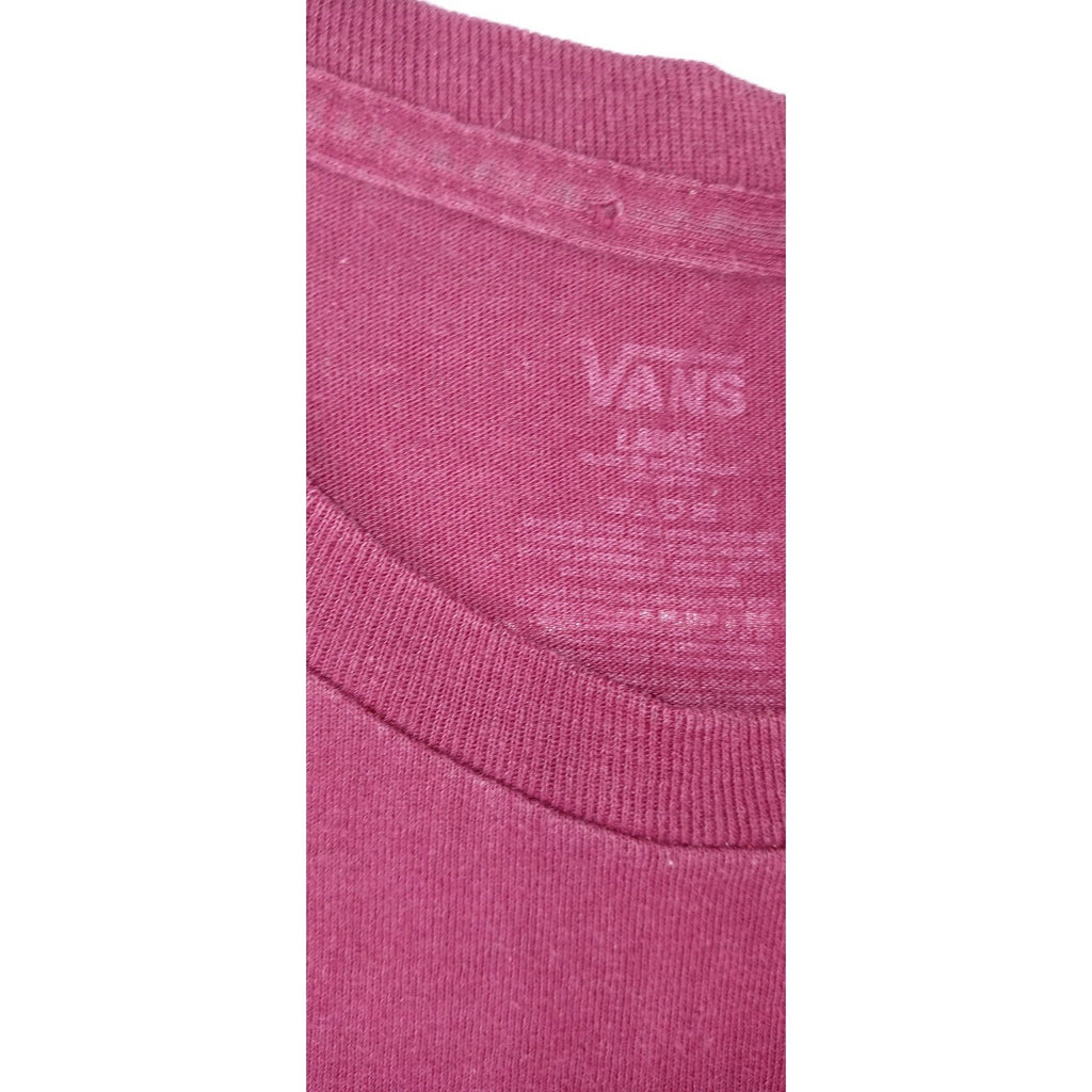 Vans California Originals Graphic T Shirt Burgundy Bear Logo Men's Large