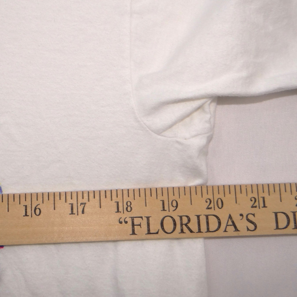 Vintage Bahamas Island Hoppers Dolphin Graphic T-Shirt White XL Tropical Tees
