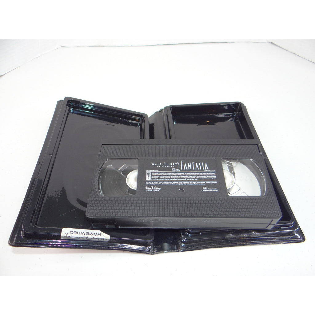 Walt Disney's Masterpiece Fantasia VHS 1991 Black Clamshell Case 1132 G-Rated