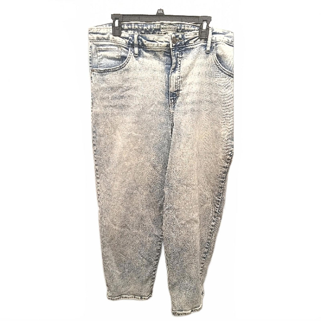 Ava & Viv High-Waisted Distressed Denim Jeans