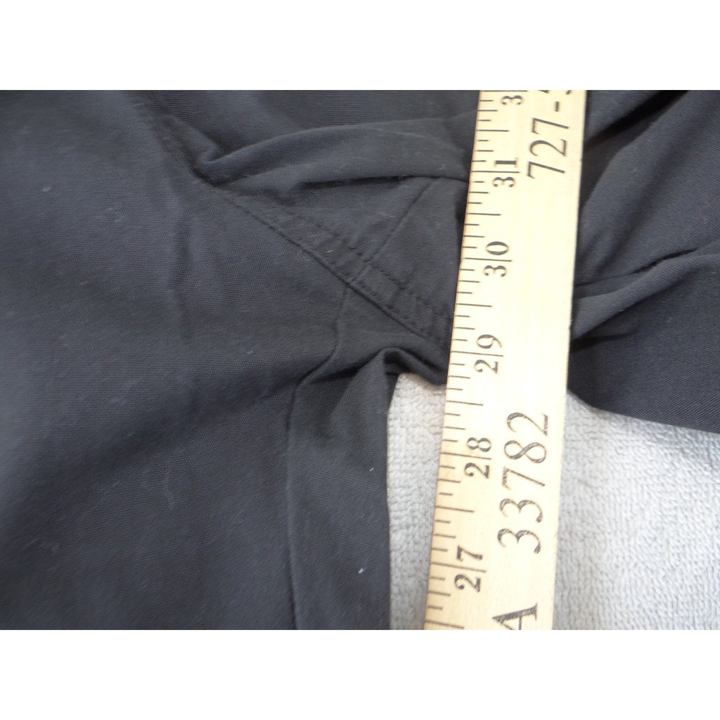 Scrubstar Womens Black Medical Scrub Set V-Neck Top Cargo Pants WM00B068 Size M