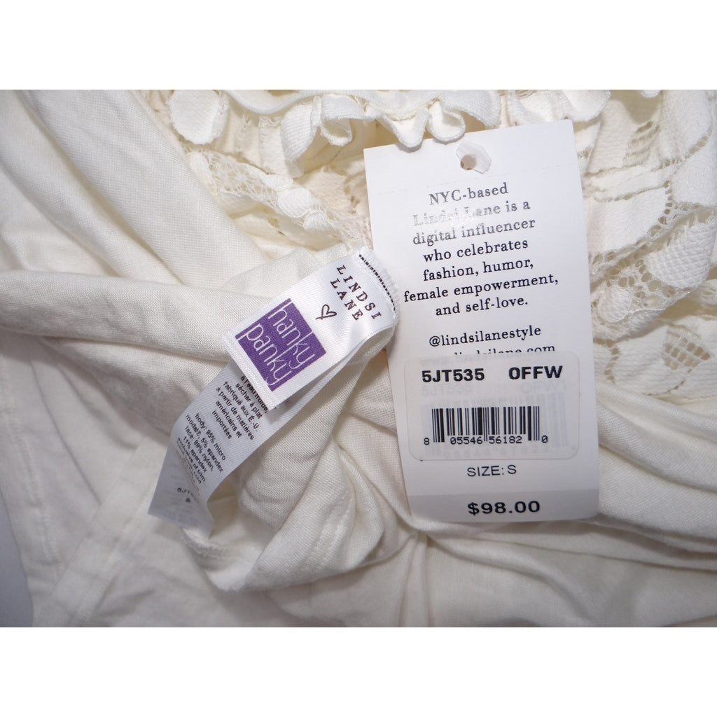 NWT-Hanky Panky X Lindsi Lane Off the Shoulder Cover-Up Dress - Small