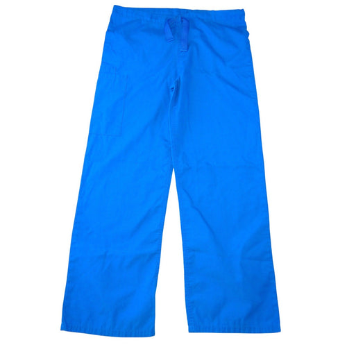 Cherokee Workwear Royal Blue Drawstring Cargo Scrub Pants  XS
