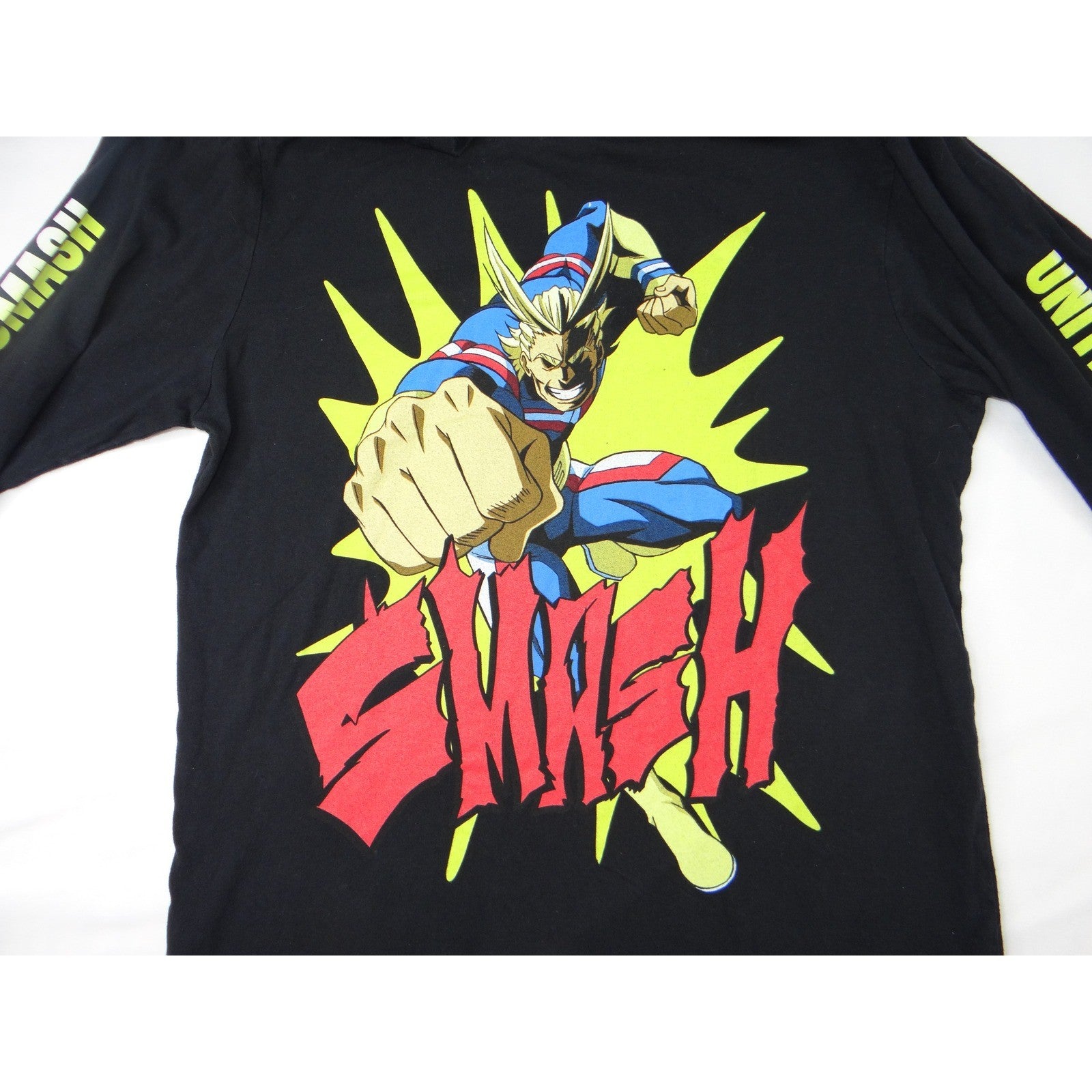 Hot Topic MHA All Might United States of Smash Long Sleeve Shirt Men's M