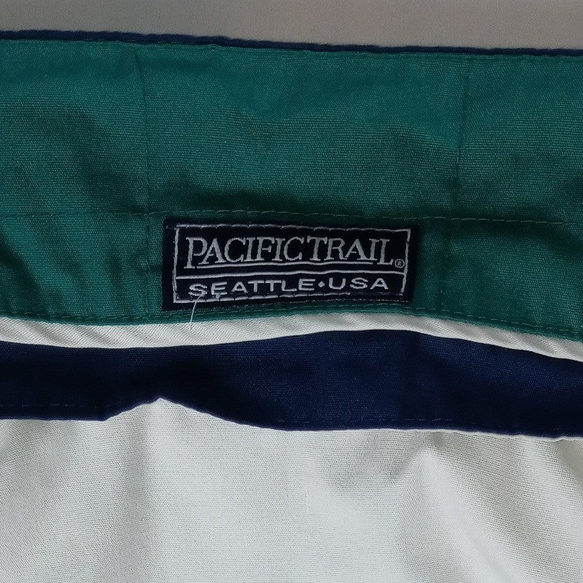 Vintage Pacific Trail Men's Beige Full Zip Jacket Sz Large Lightweight Outerwear