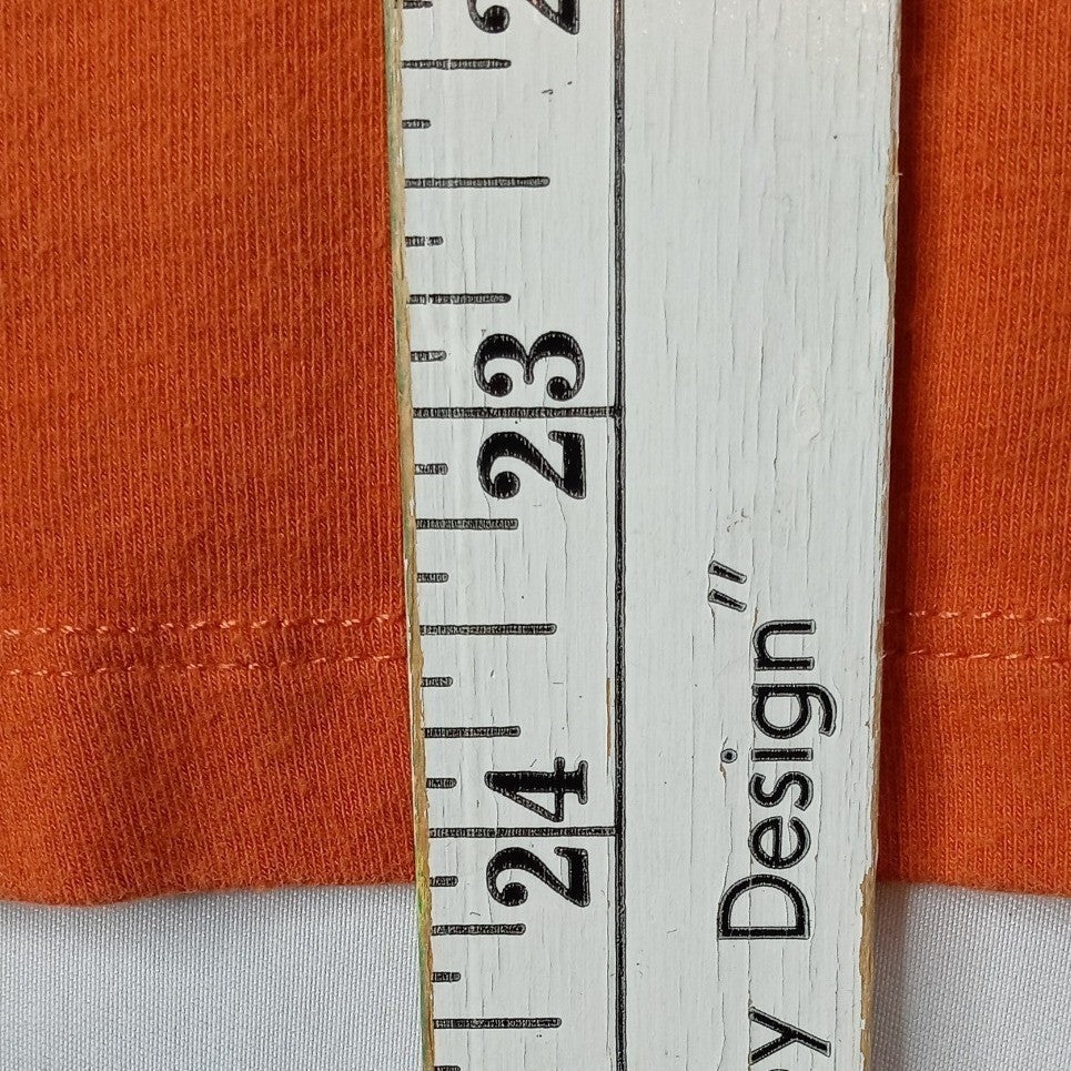 Harley Davidson Motorcycles Women's Orange White Quarter Zip Shirt