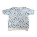 PARTNERS Mervyns Womens Size Small Floral Print V Neck Short Sleeve Top