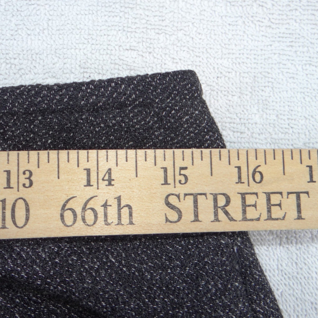 MSSP Max Studio Gray Wide Leg Trousers High Rise Button Detail Pants Size 8