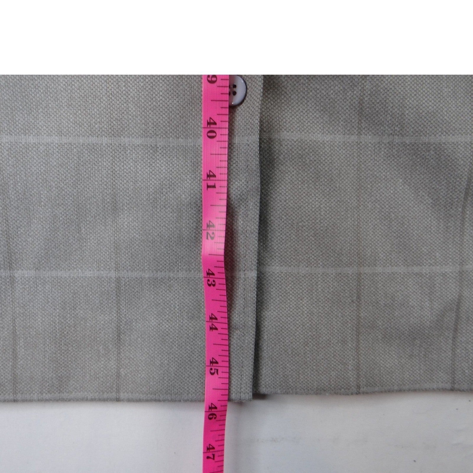 Vintage Country Miss Grey Plaid Button Front Belted Dress Women's Size 8 Wool