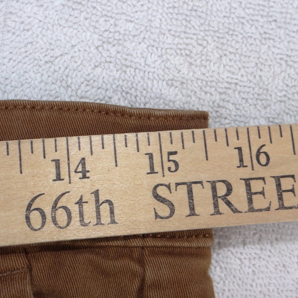 Zara Man Denim Culture Mens Slim Chino Pants Brown Size 30