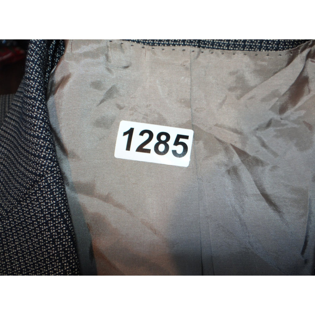 HUGO BOSS Men's Grey Check Wool Blend Blazer Sport Coat Size 42L