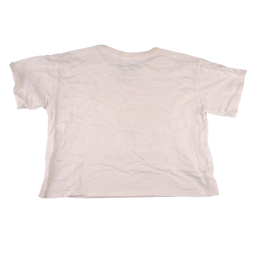 Maruchan Instant Lunch Ramen Graphic T-Shirt Cream Girls Large 10/12 Boxy Fit