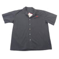 Vintage Black 42nd Street Pin-up Girl Embroidered Work Shirt Mens Dennis XL