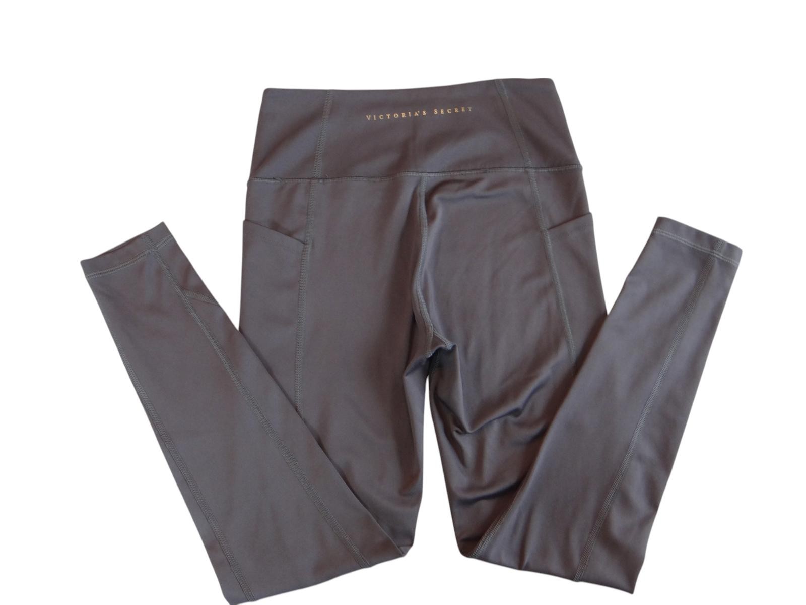 Victoria's Secret High-Waisted Gray Leggings with Pockets - xs