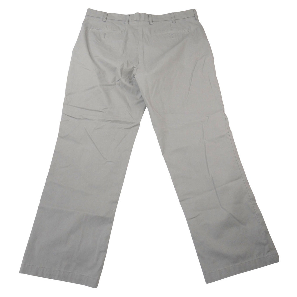 Croft & Barrow Mens Easy Care Classic Fit Grey Chino Dress Pants 40x32 Stretch