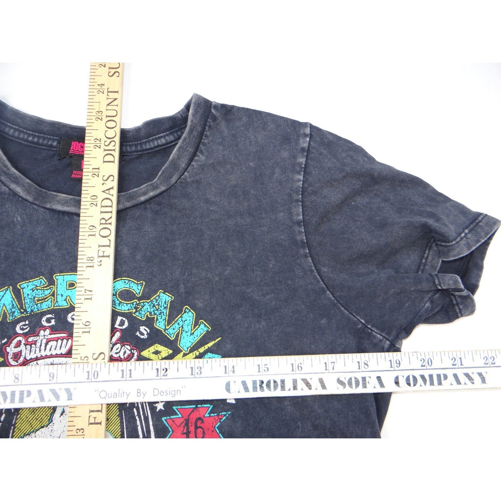 Rock & Roll Cowgirl Legends Outlaw Rodeo Graphic T-Shirt Women's Size Medium