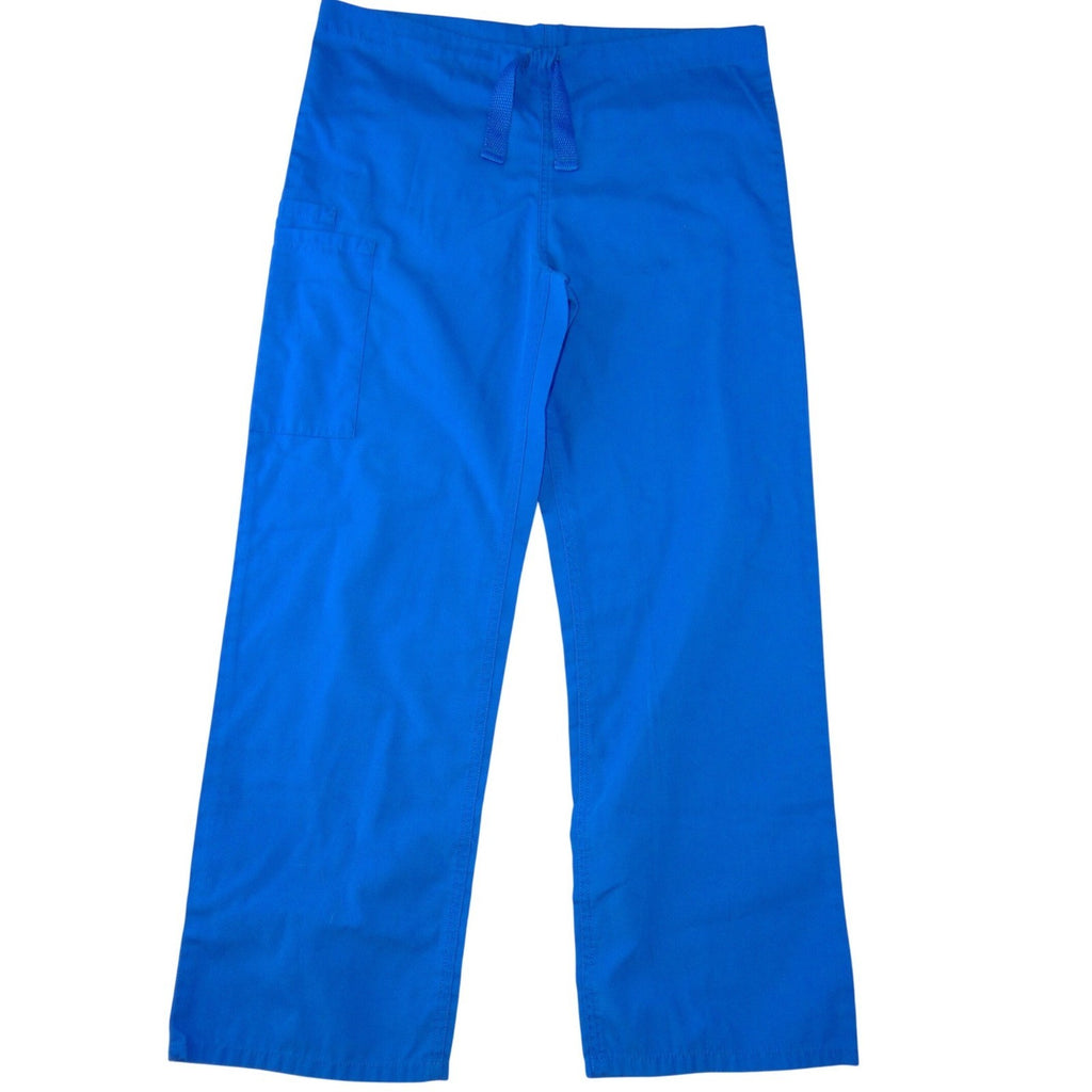 Cherokee Workwear Womens Royal Blue Scrub Pants Cargo Pocket XS