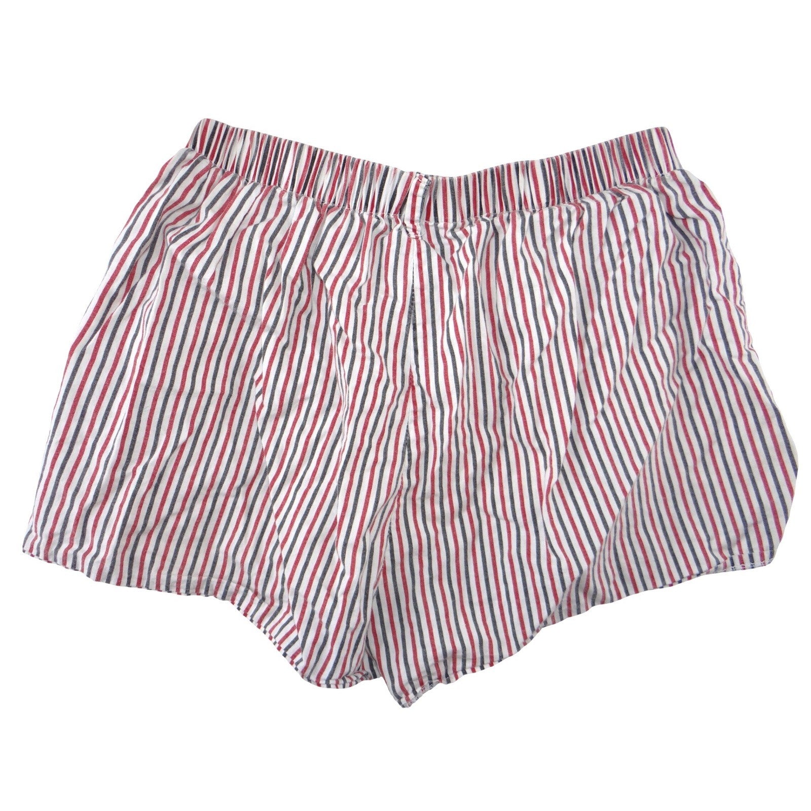 Red White Blue Striped 2 Piece Set Ruffle Crop Top and Shorts Americana Summer