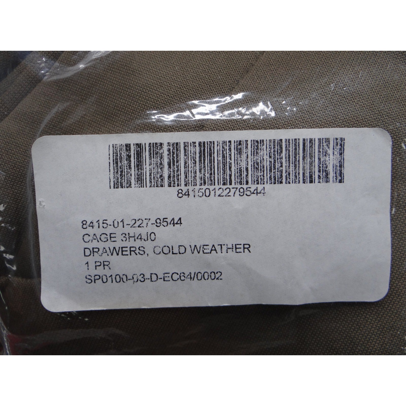 Genuine US Military Cold Weather Drawers Polypropylene Medium Thermal Underwear
