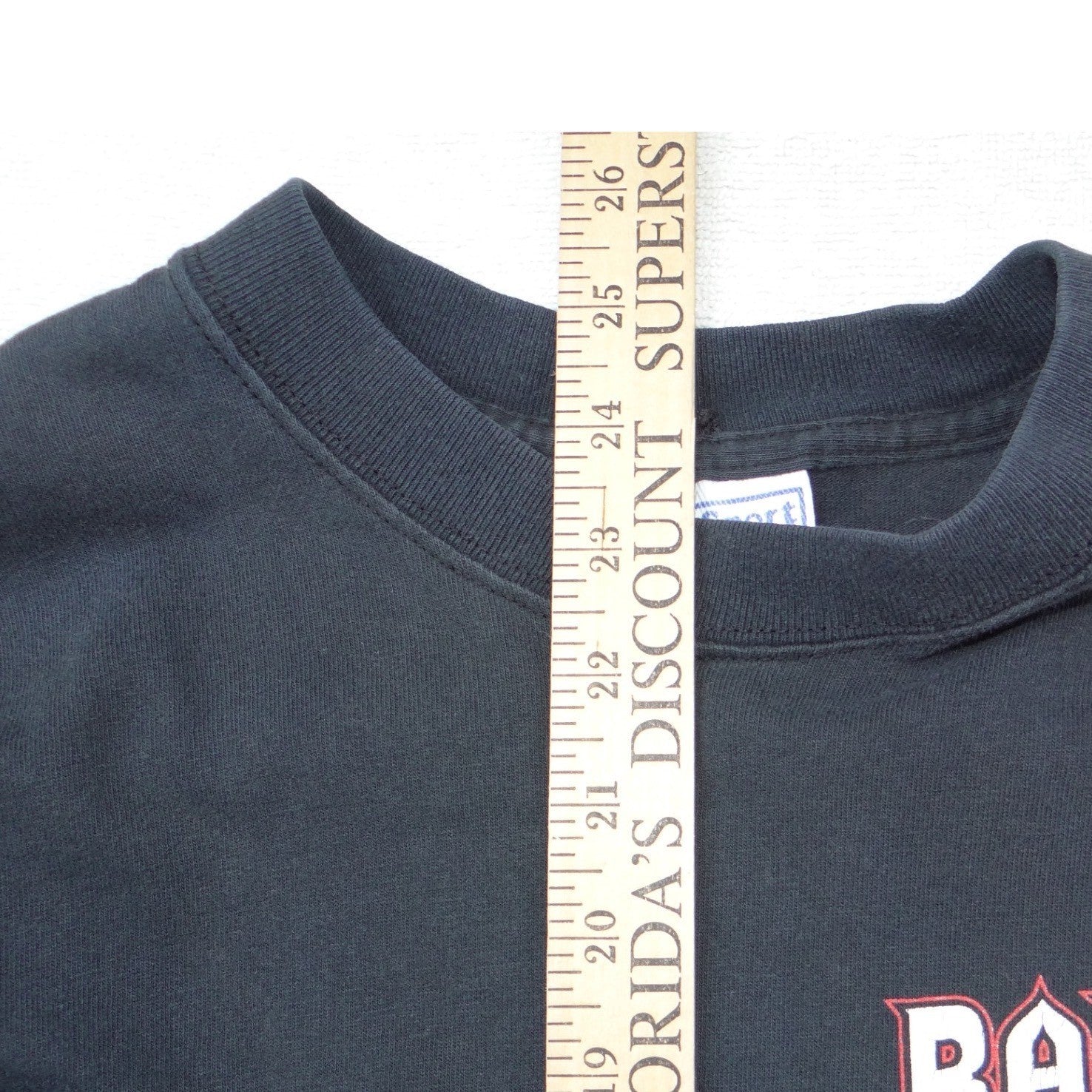 Vintage Bad Ass Choppers Long Sleeve Graphic T-Shirt Mens Black M Iron Cross