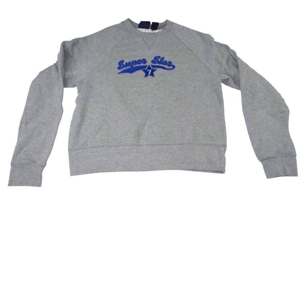 Vintage Rte 66 Super Star Graphic Sweatshirt Grey Medium Cotton Polyester Blend