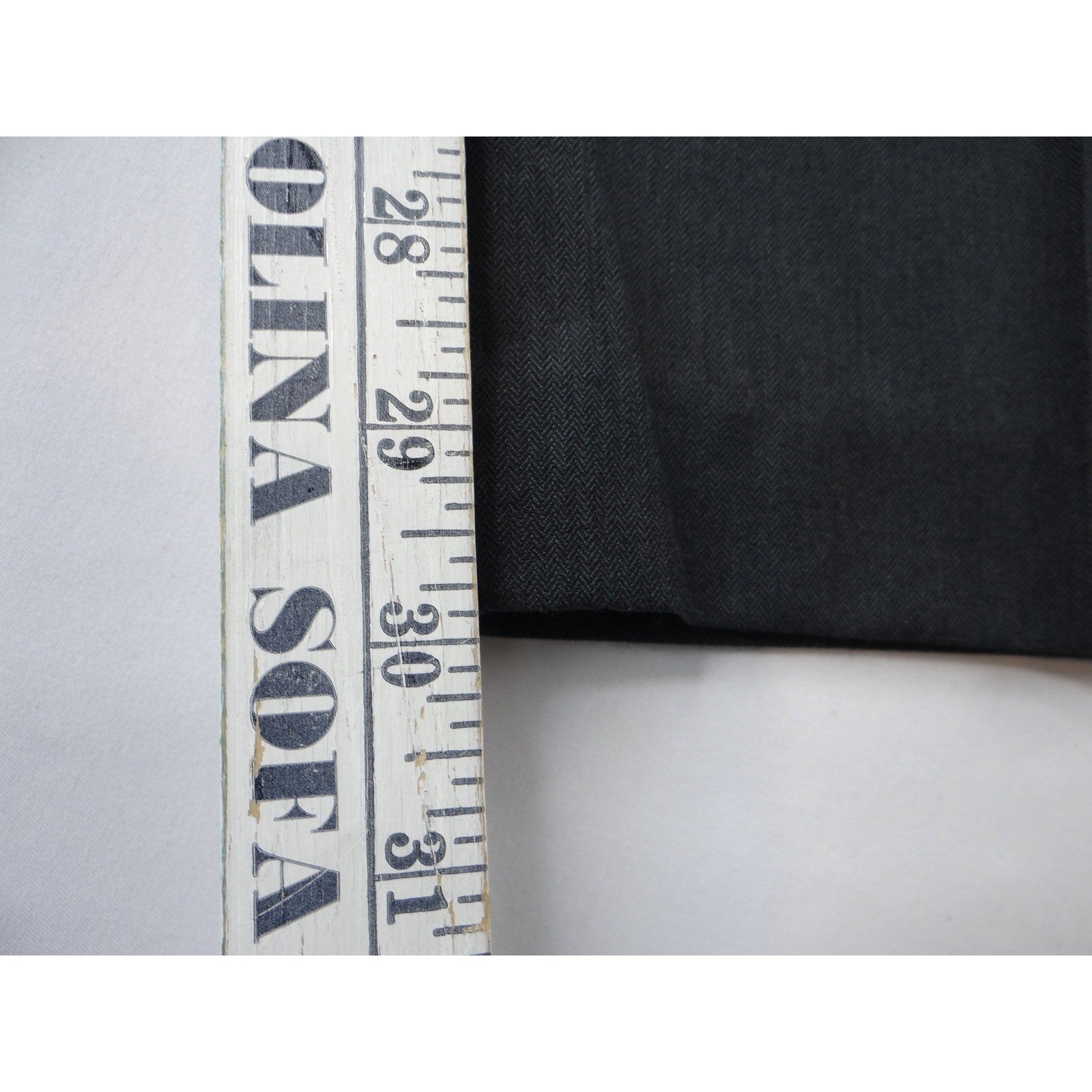 Easy Portfolio Classic Fit Men's Charcoal Gray Dress Pants 33x30 Wool Blend