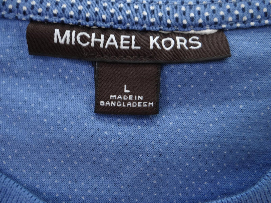 Stylish Michael Kors Blue Polka Dot T-Shirt