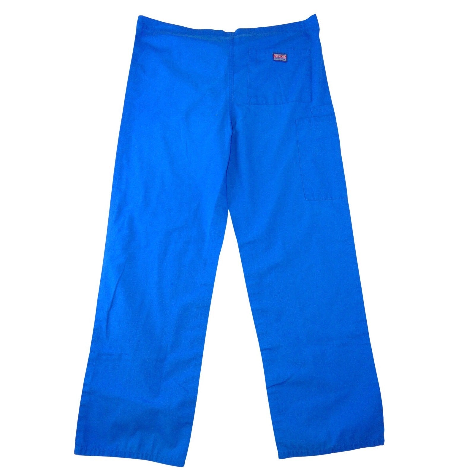 Cherokee Workwear Womens Royal Blue Scrub Pants Cargo Pocket XS