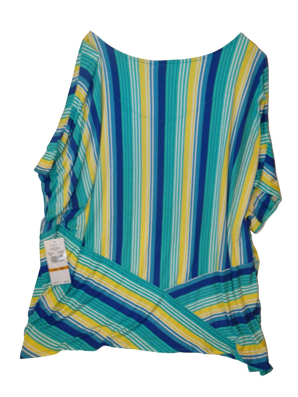 Ruby Rd. Favorites Women's Striped Blouse 3x NWT