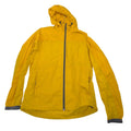 HM Mens Yellow Hooded Windbreaker Lightweight Zip Up Jacket Size M 2013