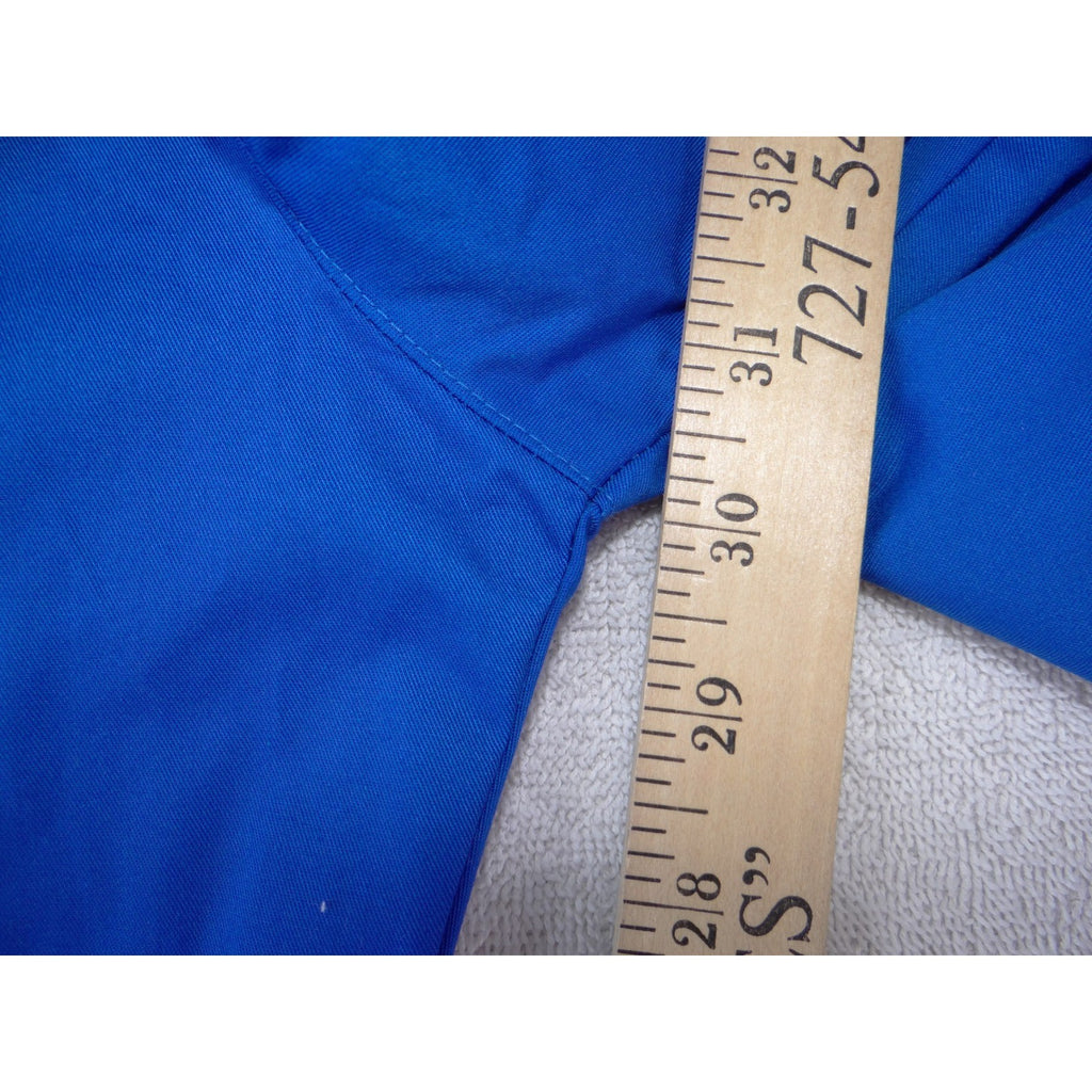 WonderWink WonderWORK Womens Scrub Pants Blue Cargo Pocket Drawstring Medium