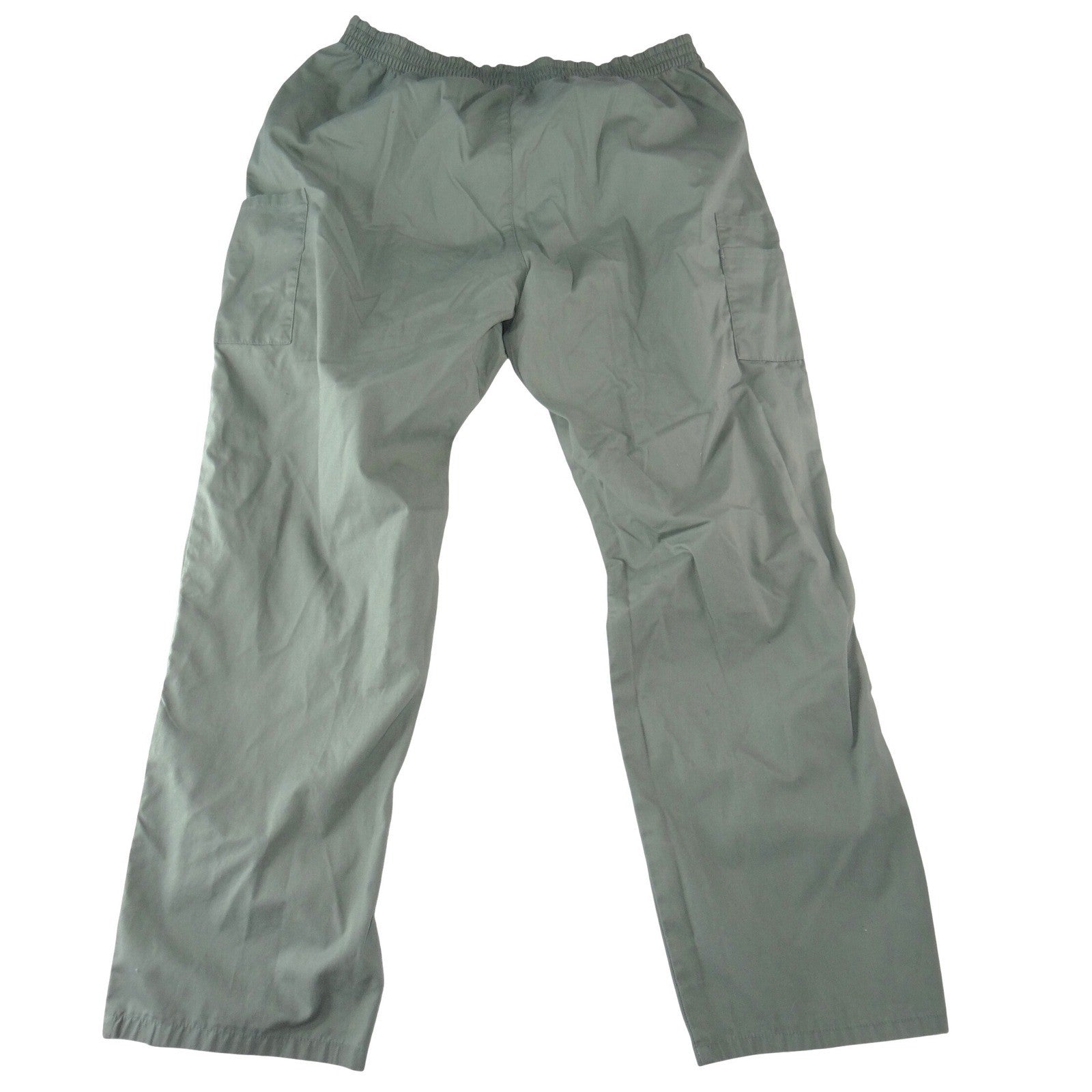 Dickies Womens Olive Green Elastic Waist Cargo Scrub Pants 2XL Plus Size