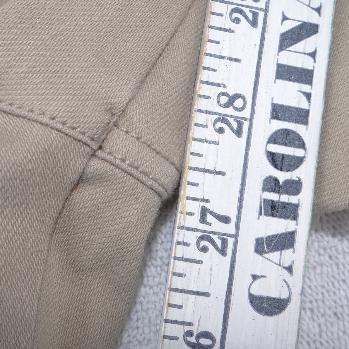 Faded Glory Womens Khaki Pull On Jeggings Slim Fit Stretch Pants Size L 12-14