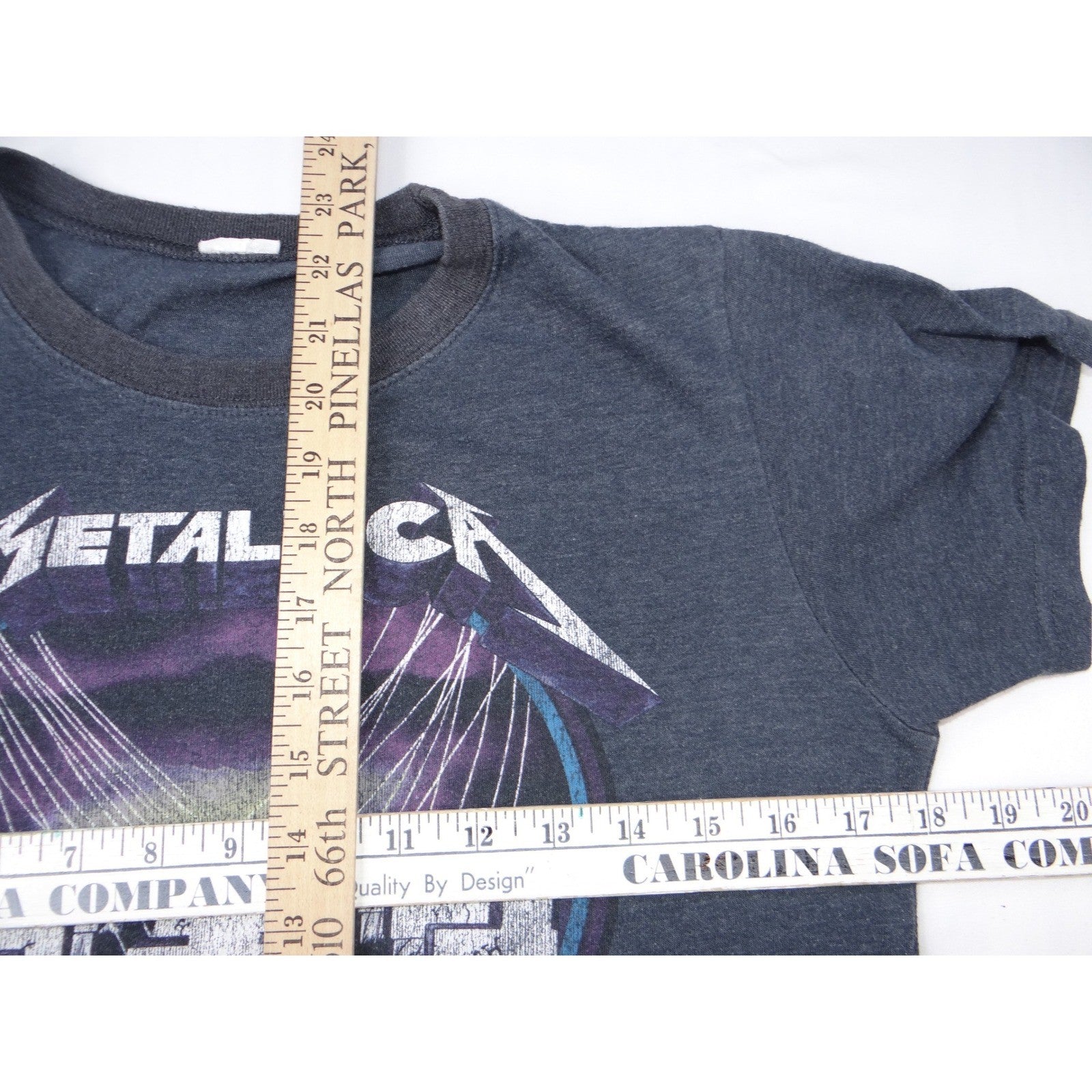 Metallica Master of Puppets T Shirt Dark Blue Graphic Tee