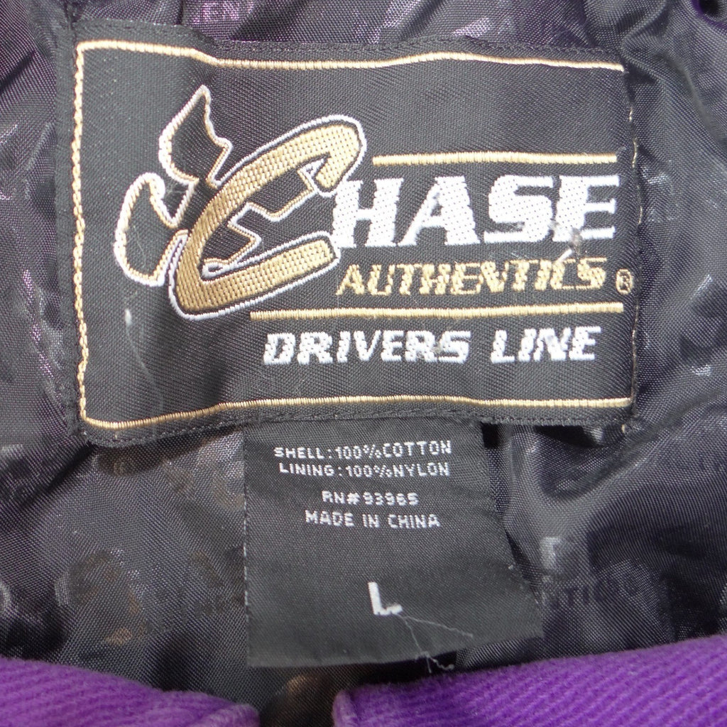 Chase Authentics Crown Royal Roush Racing NASCAR Jacket Jamie McMurray Purple L